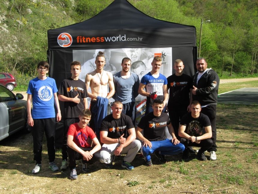 Street workout natjecanje u Kninu